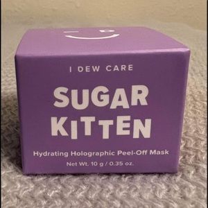 I Dew Care Sugar Kitten Hydrating Holographic Peel-Off Mask 0.35 oz. New in Box.